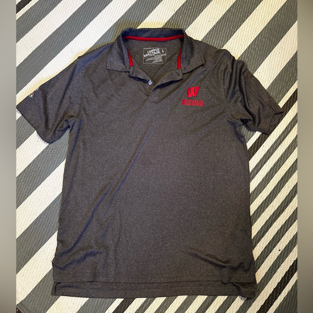 Men’s large badgers polo